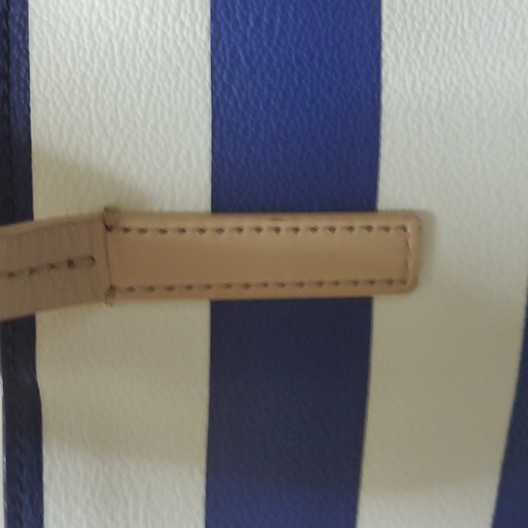 Kate Spade Tote Bag Blue and white Stripe - Picture 5 of 10